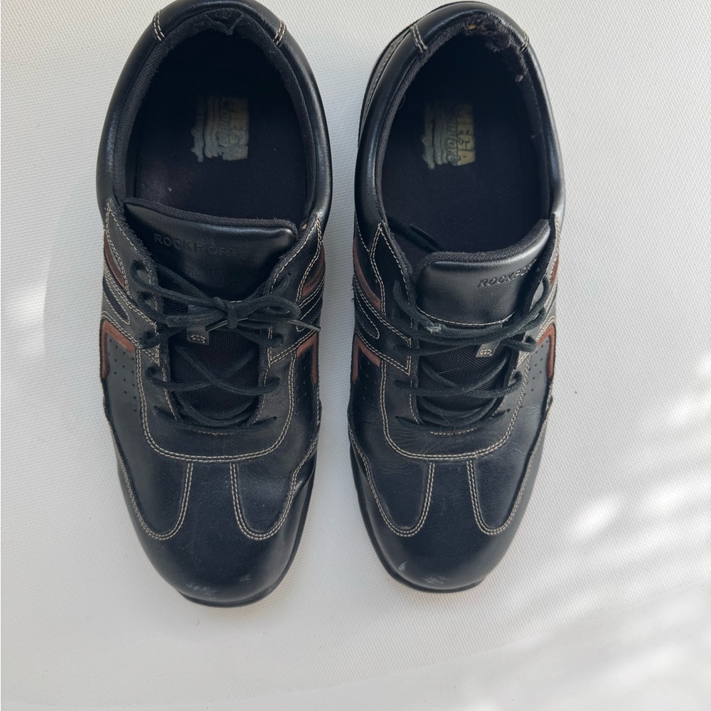 Rockport Men's Black and Brown Sneakers
